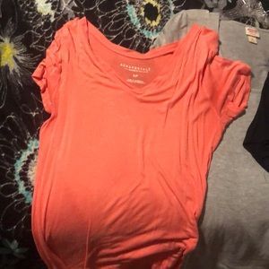 THREE PLAIN USED TEES